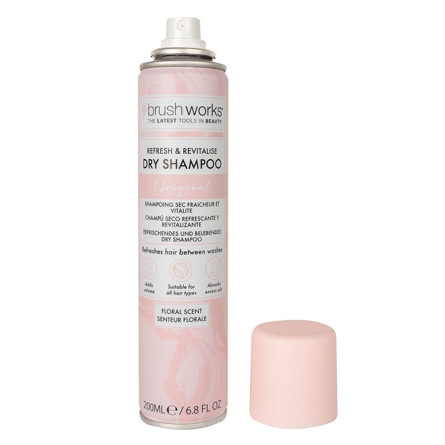 Brushworks Refresh & Revitalise Floral Dry Shampoo 200ml