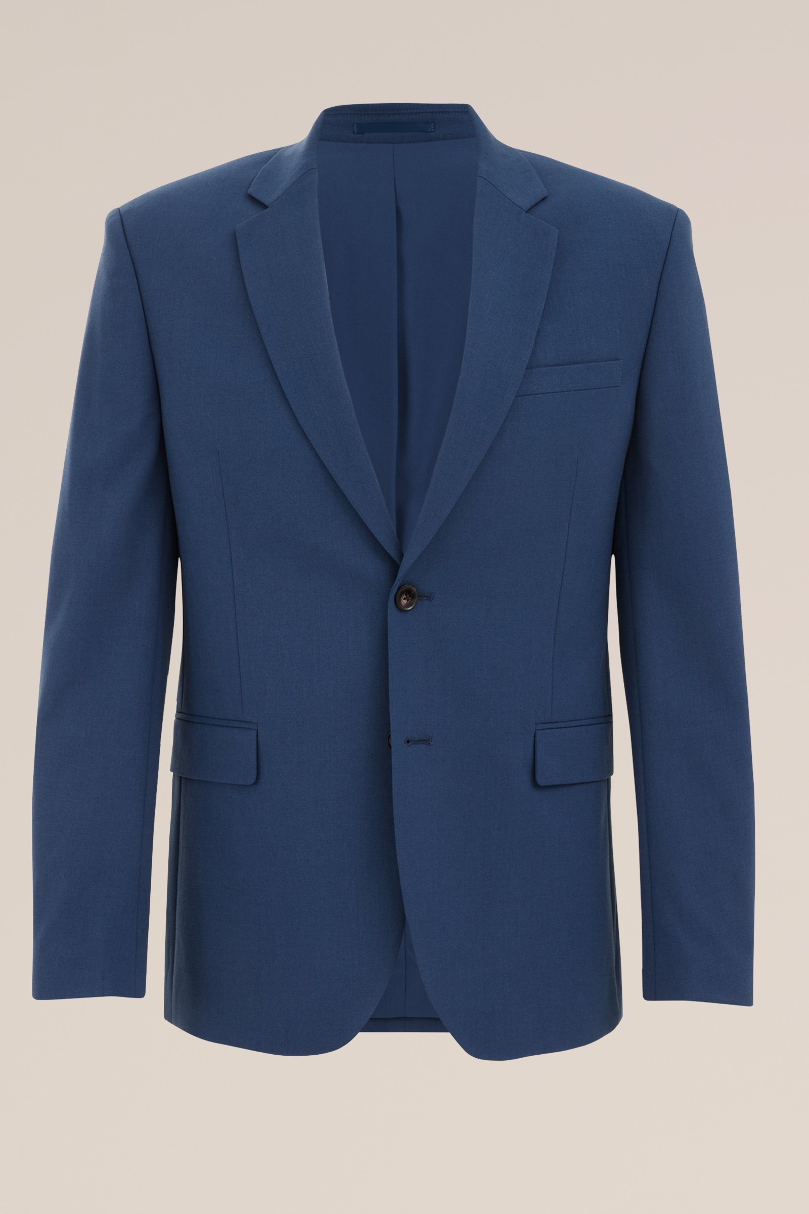 slim fit blazer Fundamentals IJsblauw