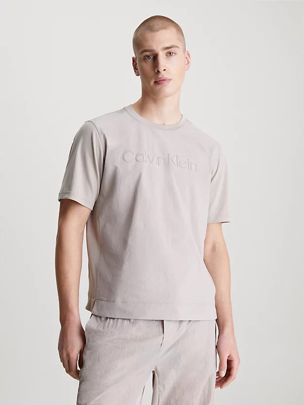 Camiseta de ginástica texturizada