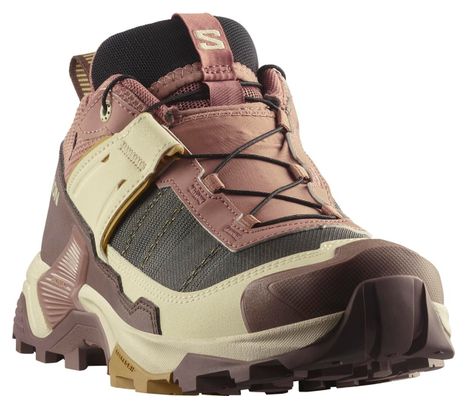 Chaussures Outdoor Salomon X Ultra 5 GTX Beige/Rose Femme