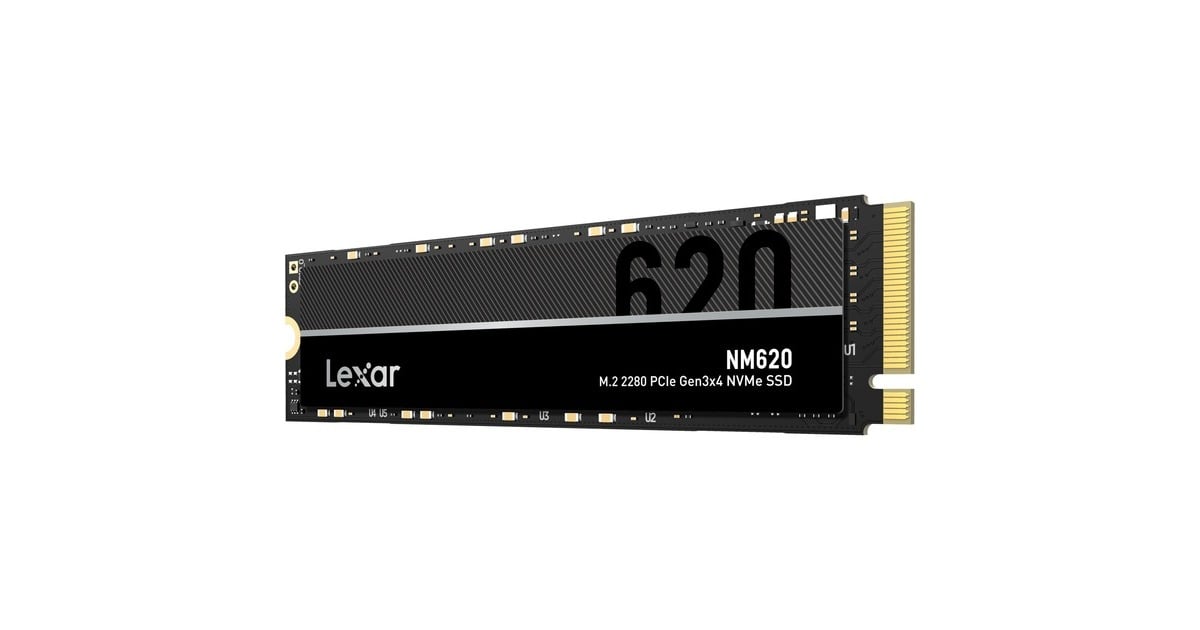 LexarNM620, 1 TB SSD  (PCIe 3.0 x4, NVMe 1.4, M.2 2280)