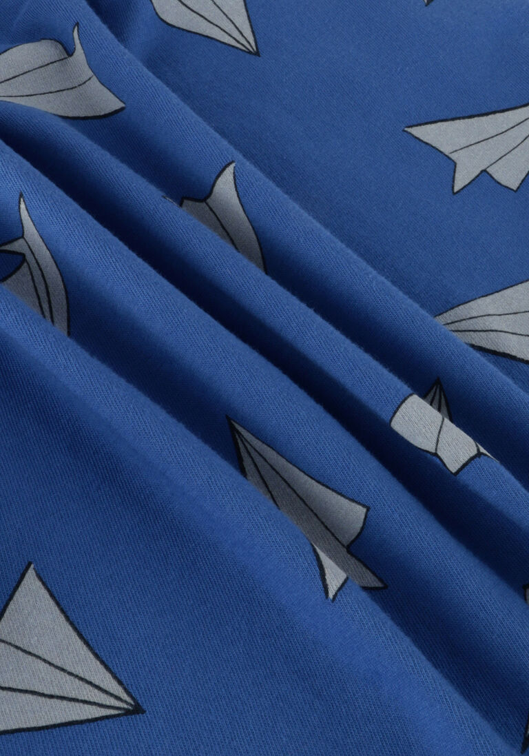 Jelly Mallow blauwe jelly mallow t-shirt paper airplane t-shirt