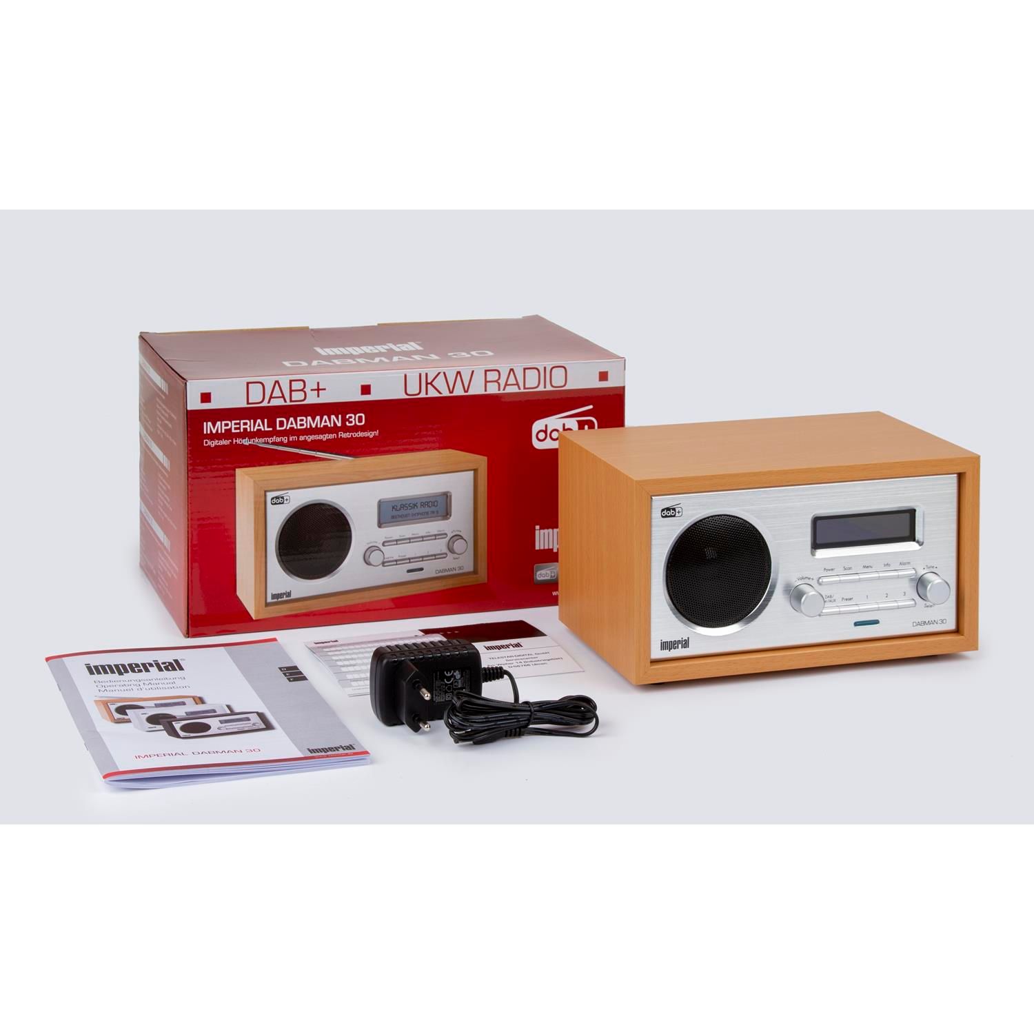 IMPERIAL DABMAN 30 DAB+/FM radio - Light Brown