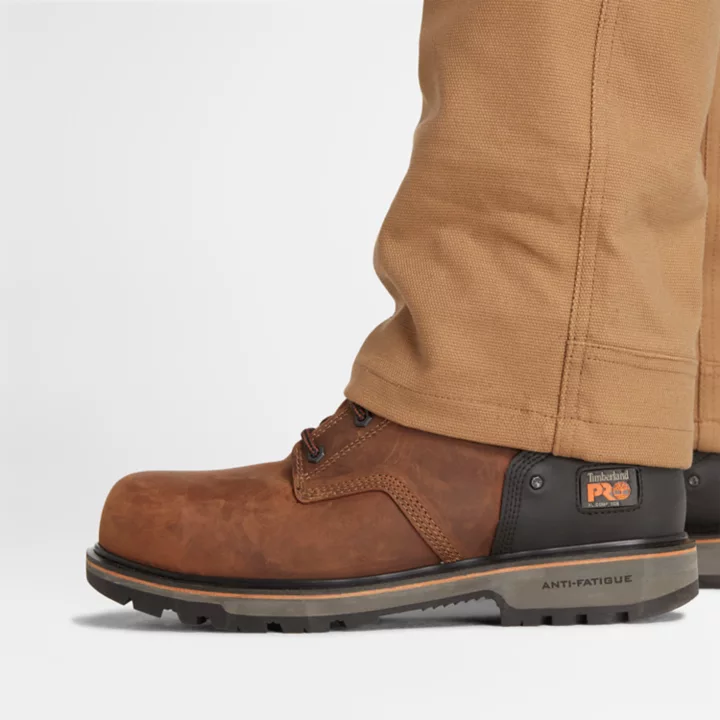 Calças utilitárias Timberland PRO Morphix Double-front para homem, na cor amarela.
