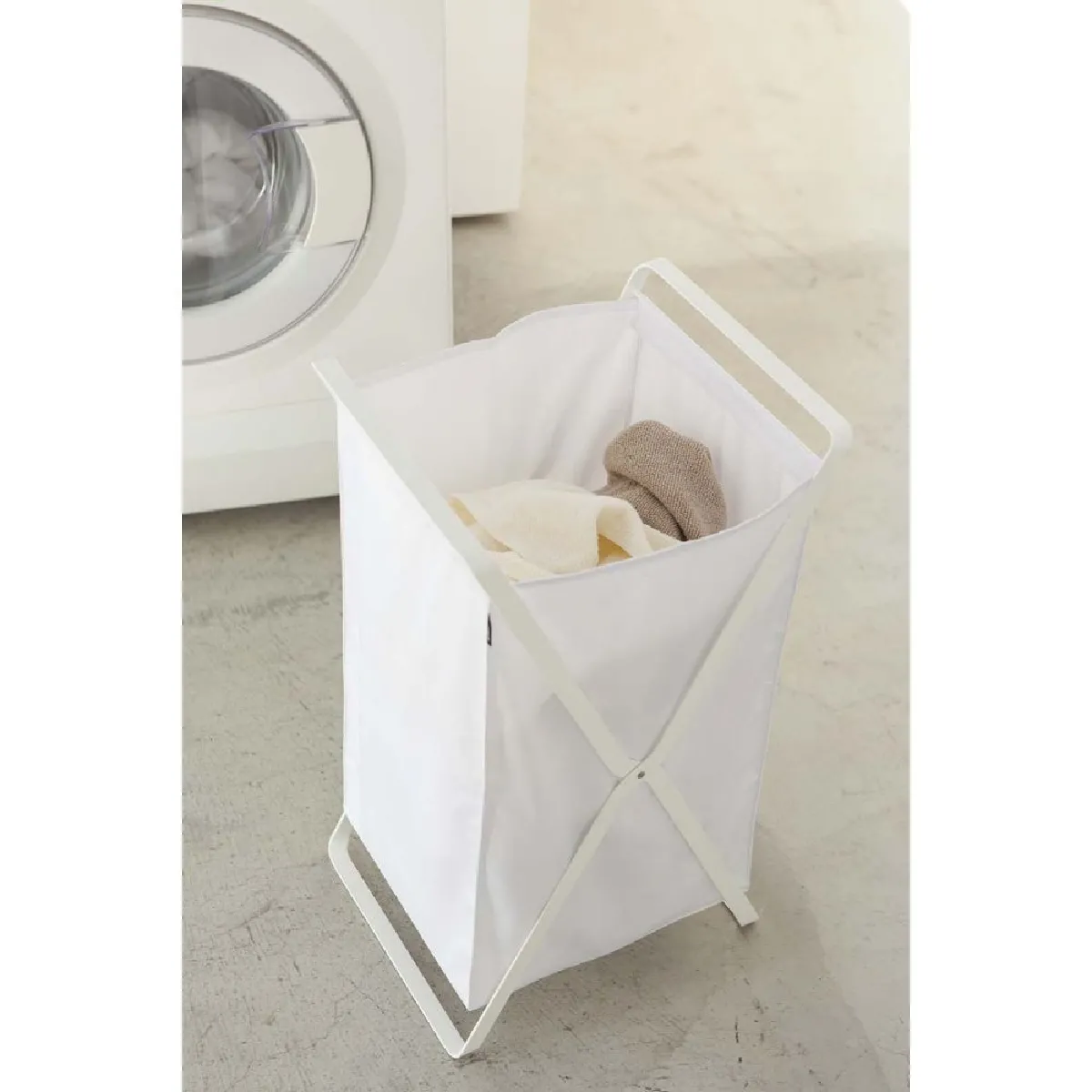 YAMAZAKI Panier à linge pliable Tower