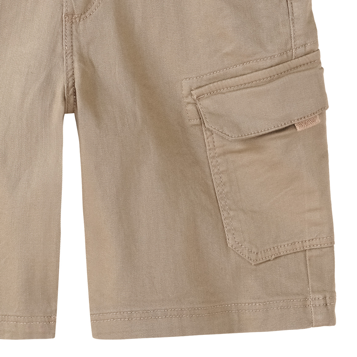 Yigga Jungen Cargoshorts mit verstellbarem Bund beige