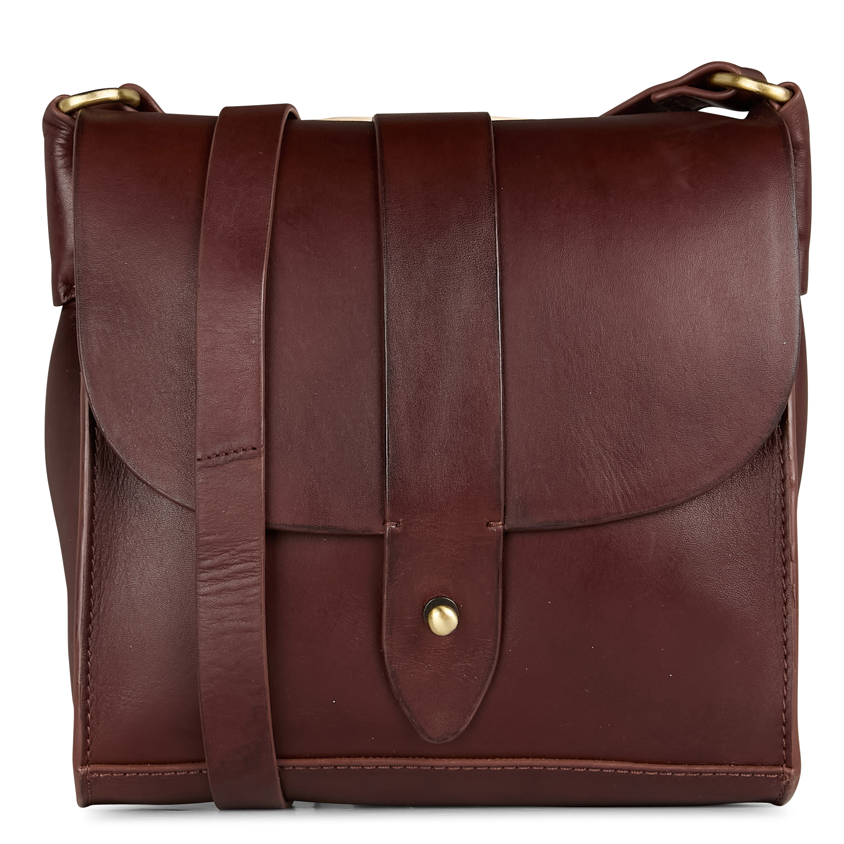 GABRIEL - Sac bandoulière en cuir | Marron
