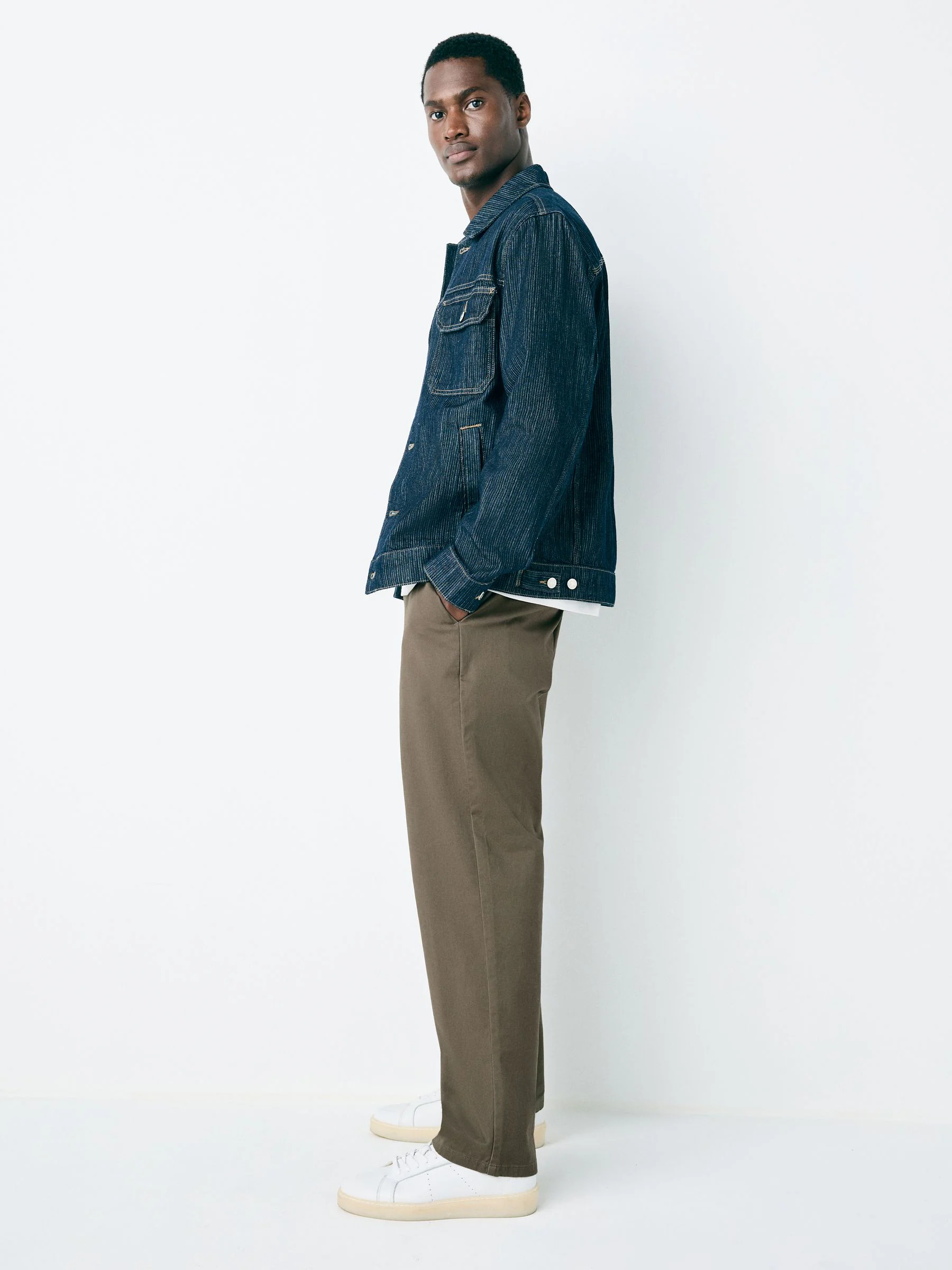 Lichtbruin - Relaxed fit - Stretchy chino