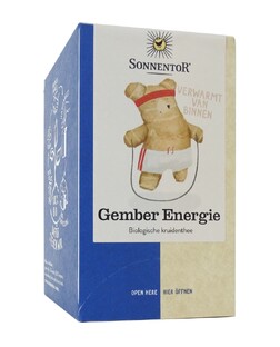 Sonnentor Gember Energie Kruidentheezakjes 18ST