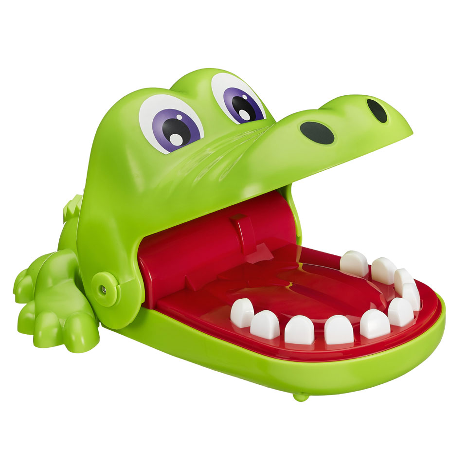 Krokodil met kiespijn