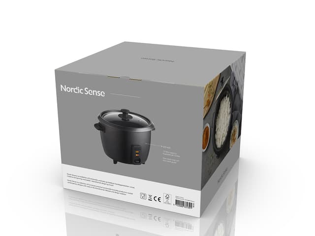 Nordic Sense Riskoger 1,5 liter Sort