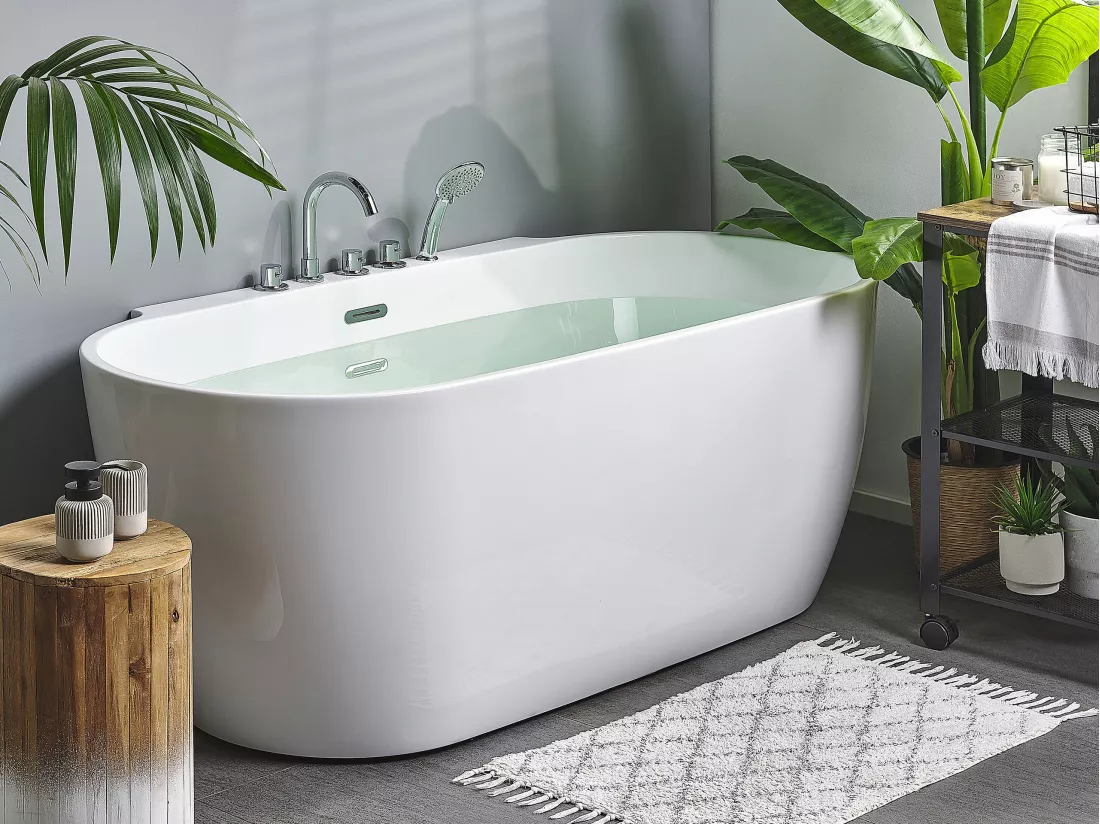 Baignoire îlot blanche 170 x 80 cm ROTSO