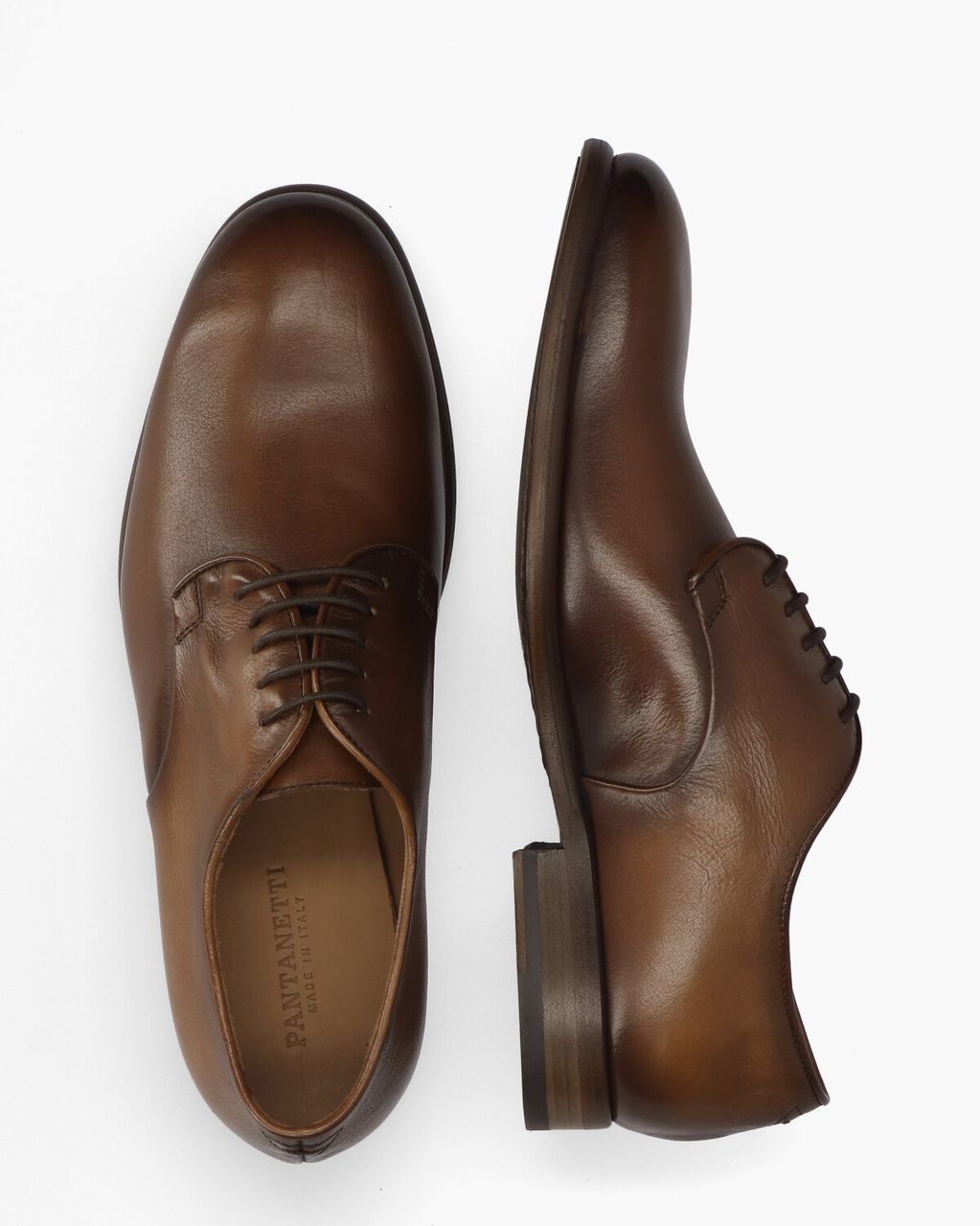 Pantanetti 10942E Bruin Heren Veterschoenen