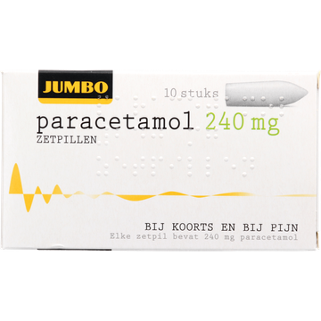 Jumbo Paracetamol 240mg zetp 10st