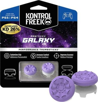 Kontrolfreek - Fps Freek Galaxy Thumbsticks Til PS5 Og PS4 - Lilla
