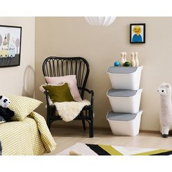 Bac de rangement/recyclage Stack-it M, 37 L