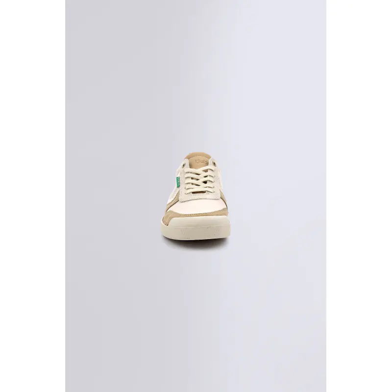 KICK TRECKY BLANC BEIGE CLAIR BASKETS BASSES Cuir Homme