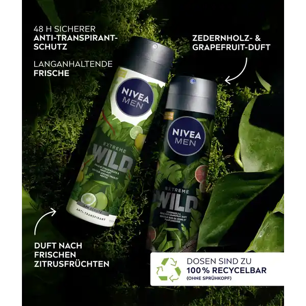 Anti-Transpirant Spray Extreme Wild Zedernholz
