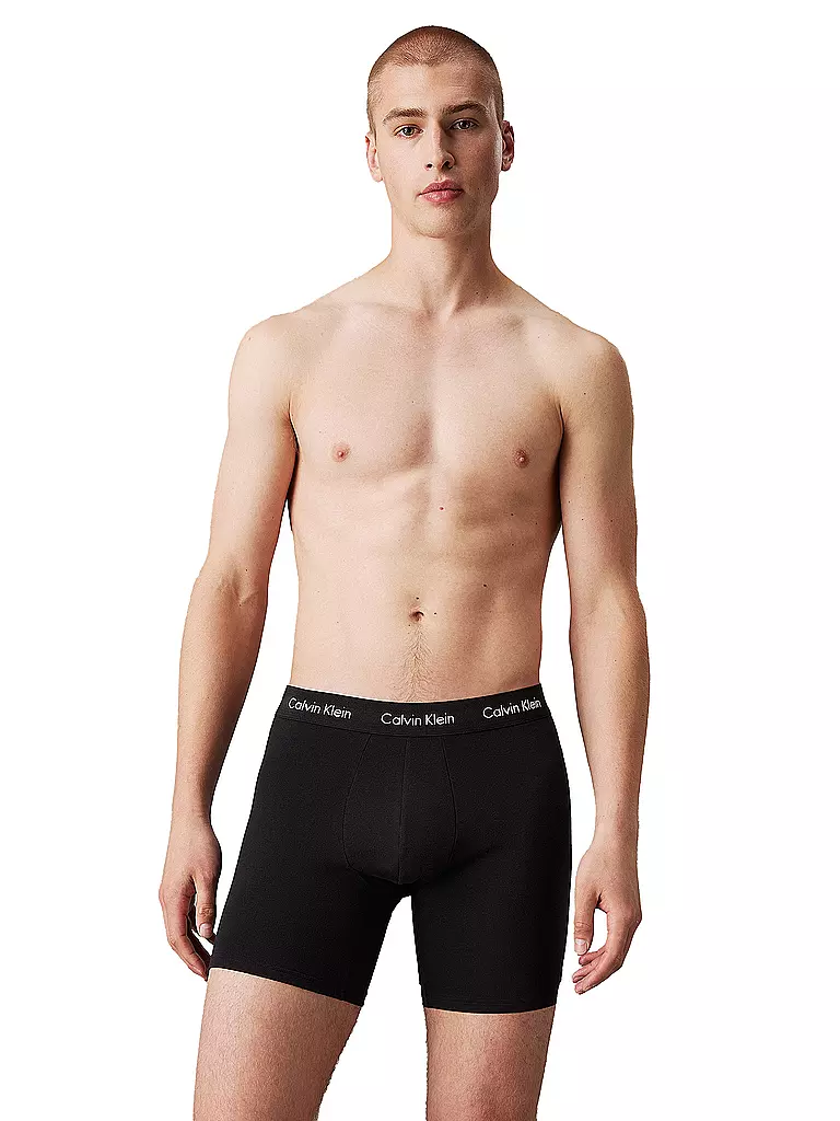 CALVIN KLEIN Pants 3er Pkg. black schwarz