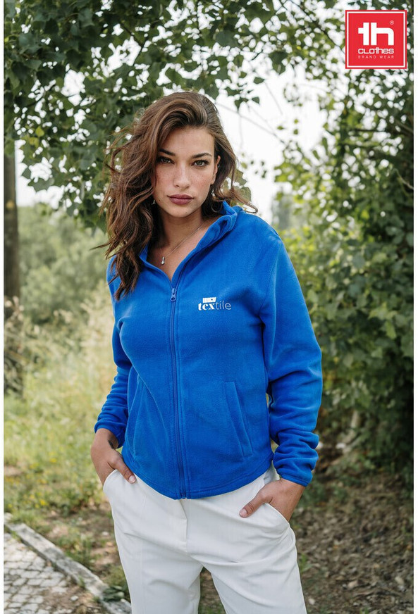 TH Clothes 30165 - Veste polaire ceinturée en polyester pour femme