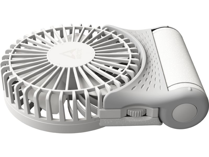 Arctic Cooling USB-Ventilator Summair2Go Weiss Wiederaufladbarer Taschenventilator mit Standfuss