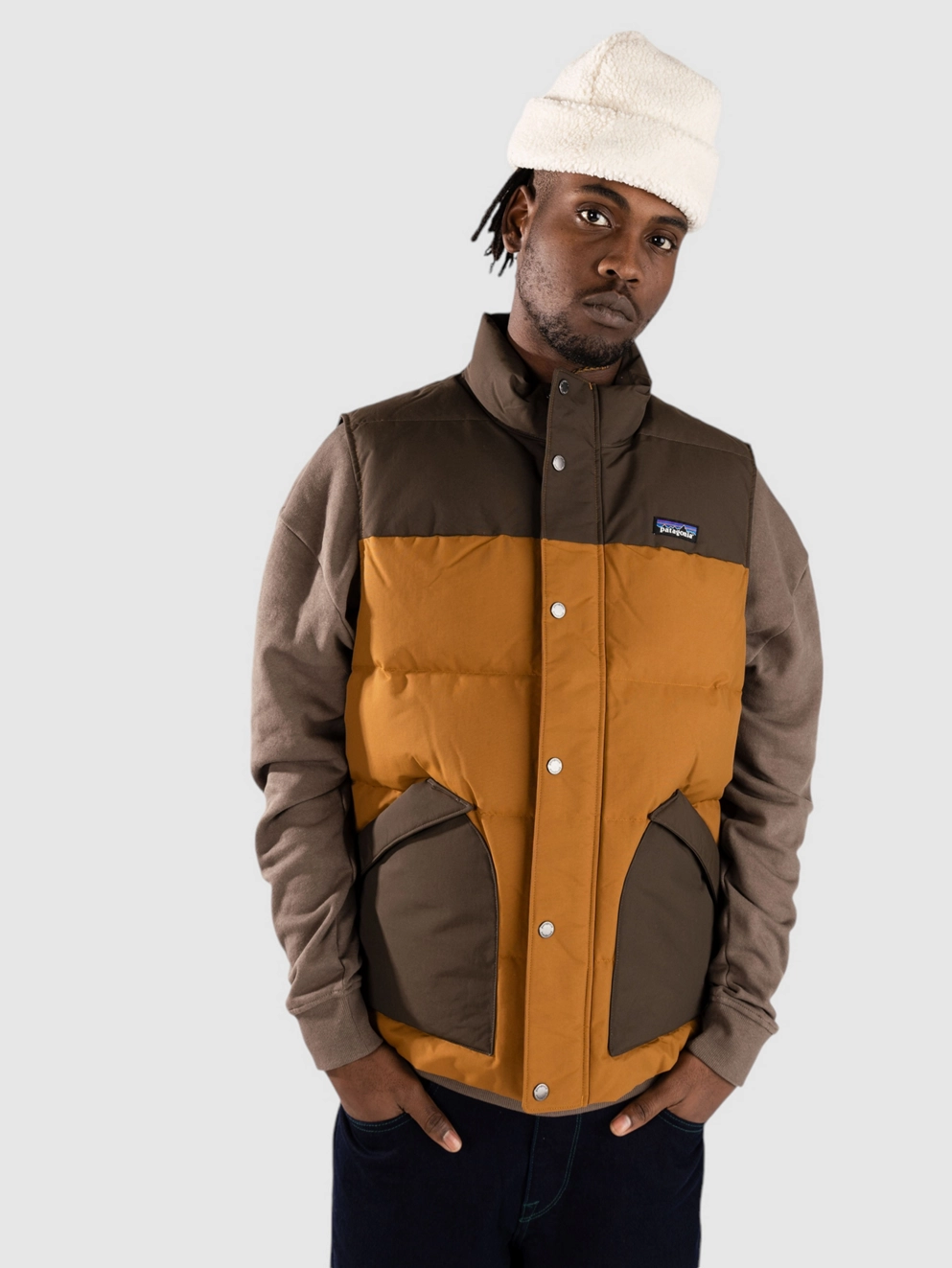 Patagonia Downdrift Vest shelter brown