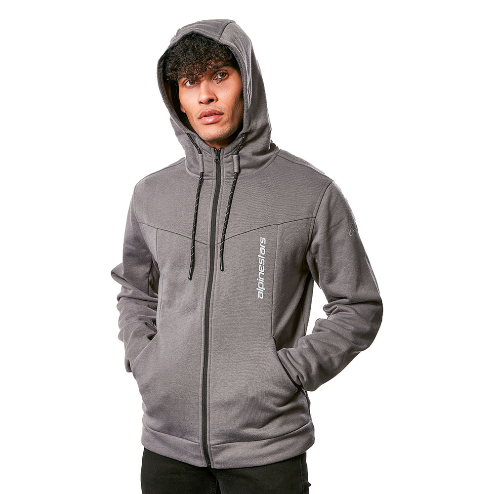 Alpinestars - Sweat zippé à capuche Era Gris