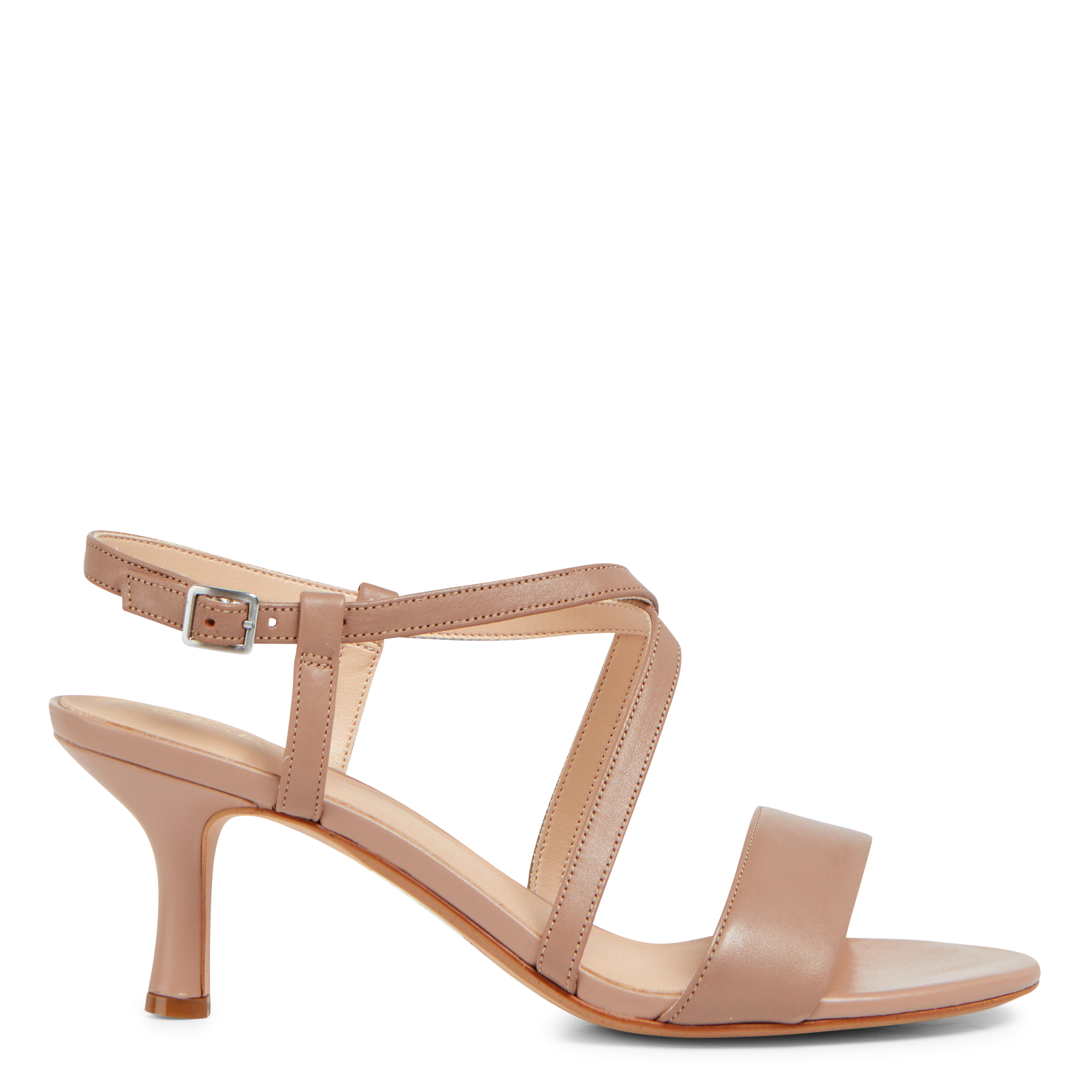 AMALI BUCKLE - Sandales hautes en cuir | Argent