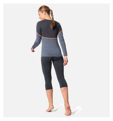 Base Layer Femme Odlo Revelstoke Performance Wool Warm Gris/Bleu
