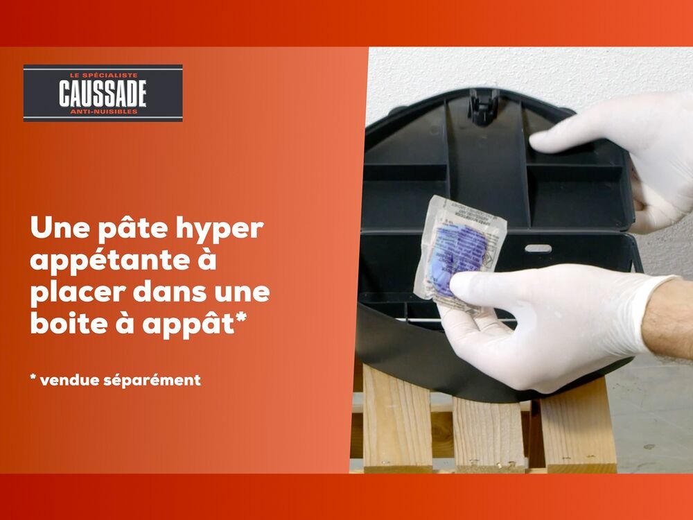 Carpt400 raticide canadien forte infestation appât prêt à l'emploi nou