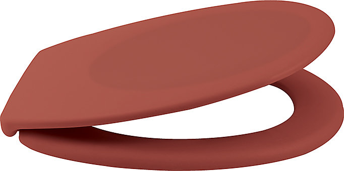 Abattant WC terracotta mat Neela avec frein de chute