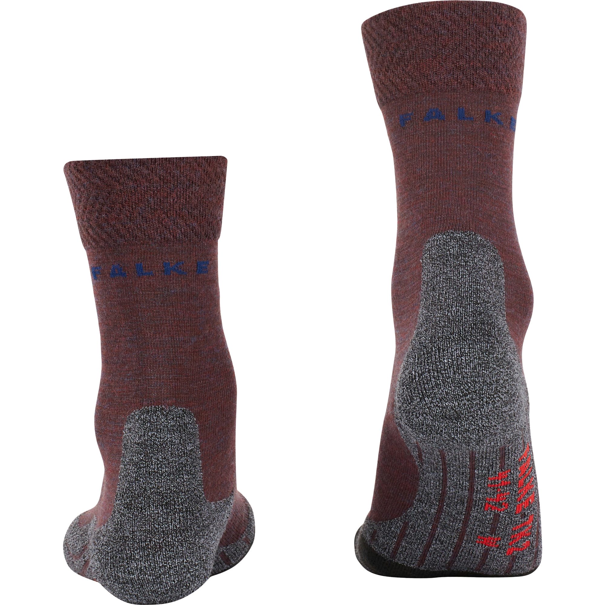 Falke TK2 Melange Wandersocken Damen winetasting