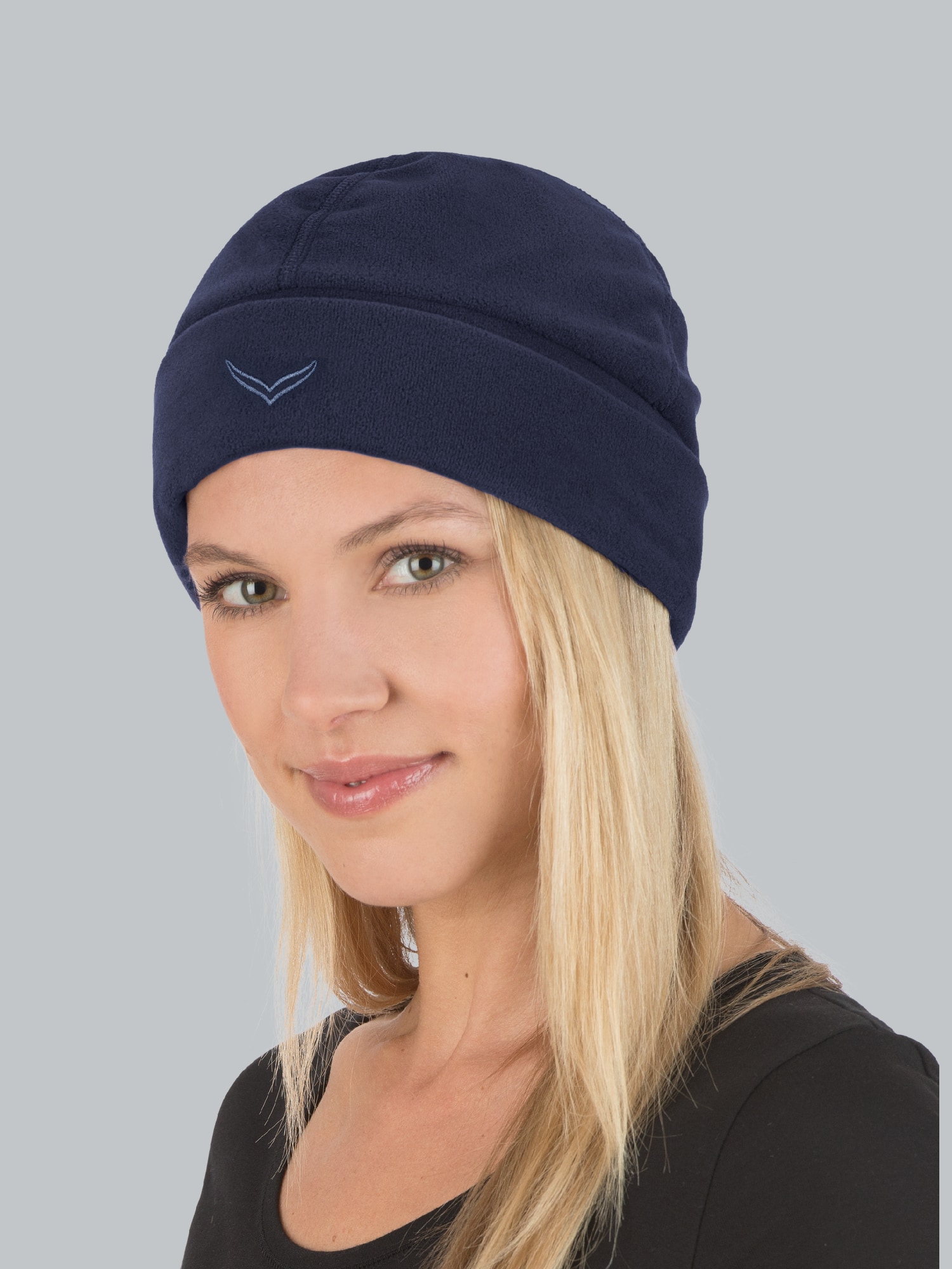 Fleecemütze Navy