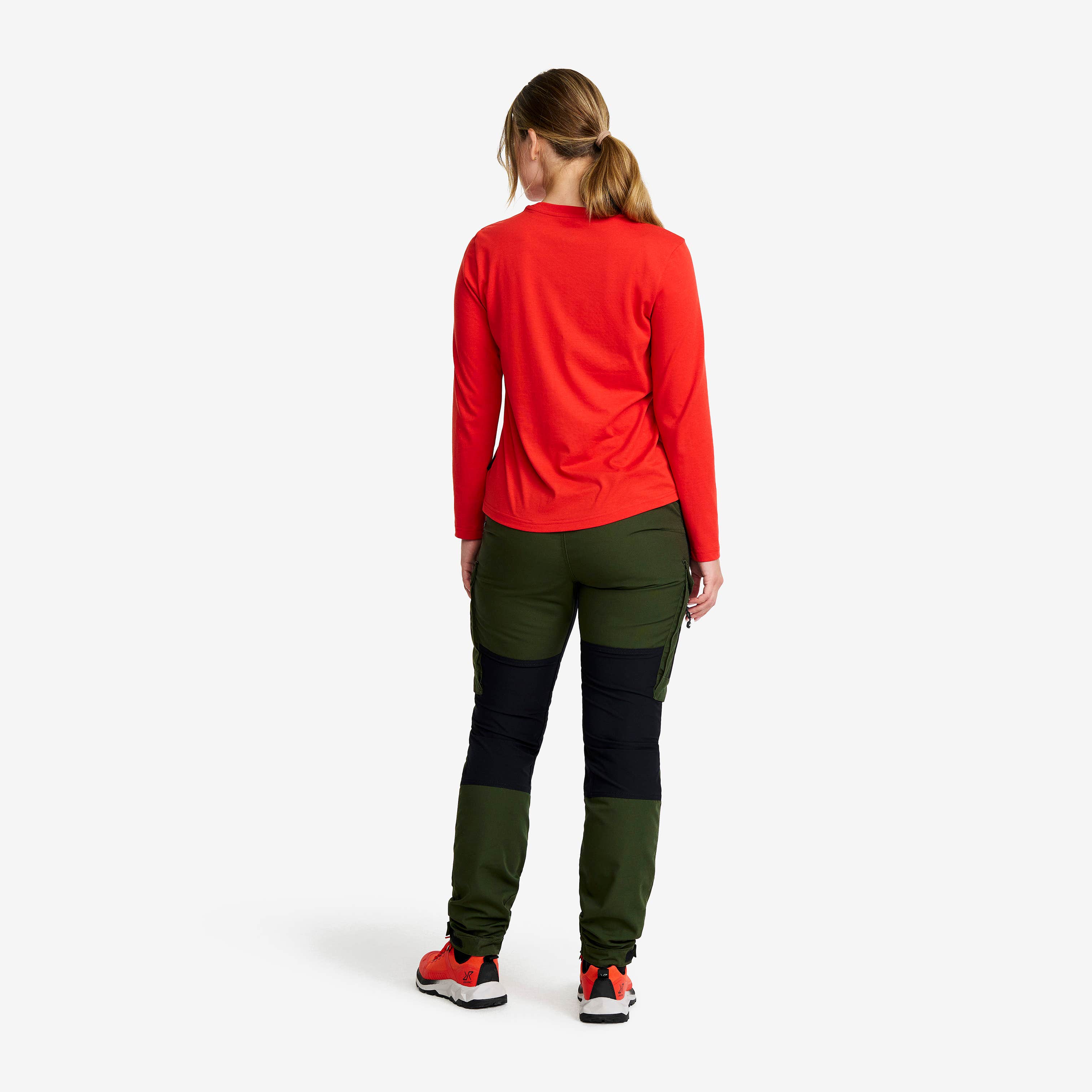 Easy Long-sleeved T-shirt Dame Aurora Red