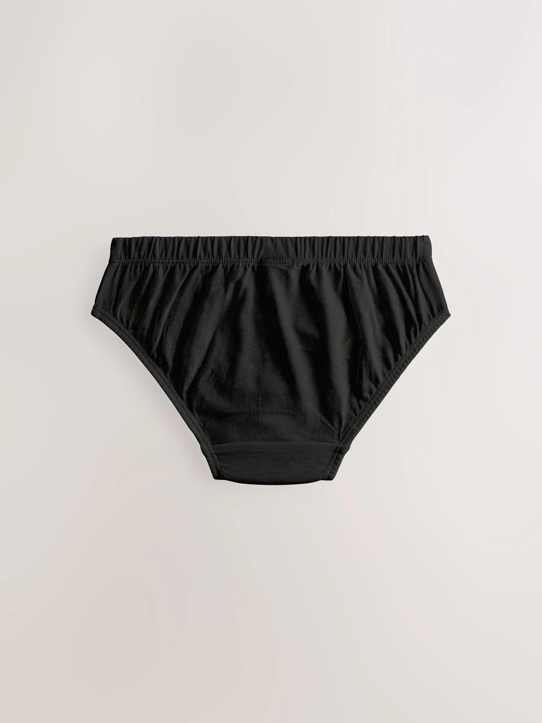 Zwart - 100% katoenen slip verpakking van 7 (1,5 - 16 jr)