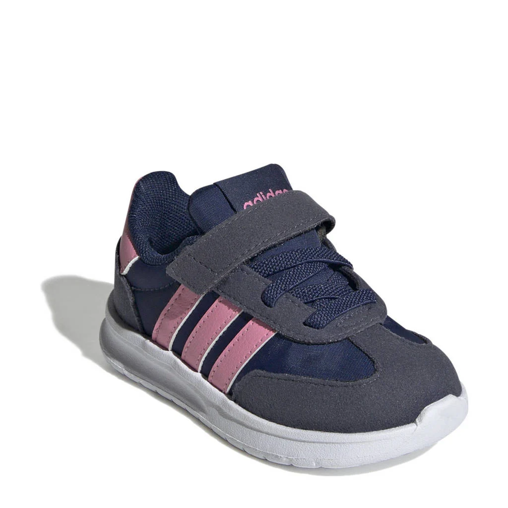 adidas Run 70s 2.0 sneakers donkerblauw/roze