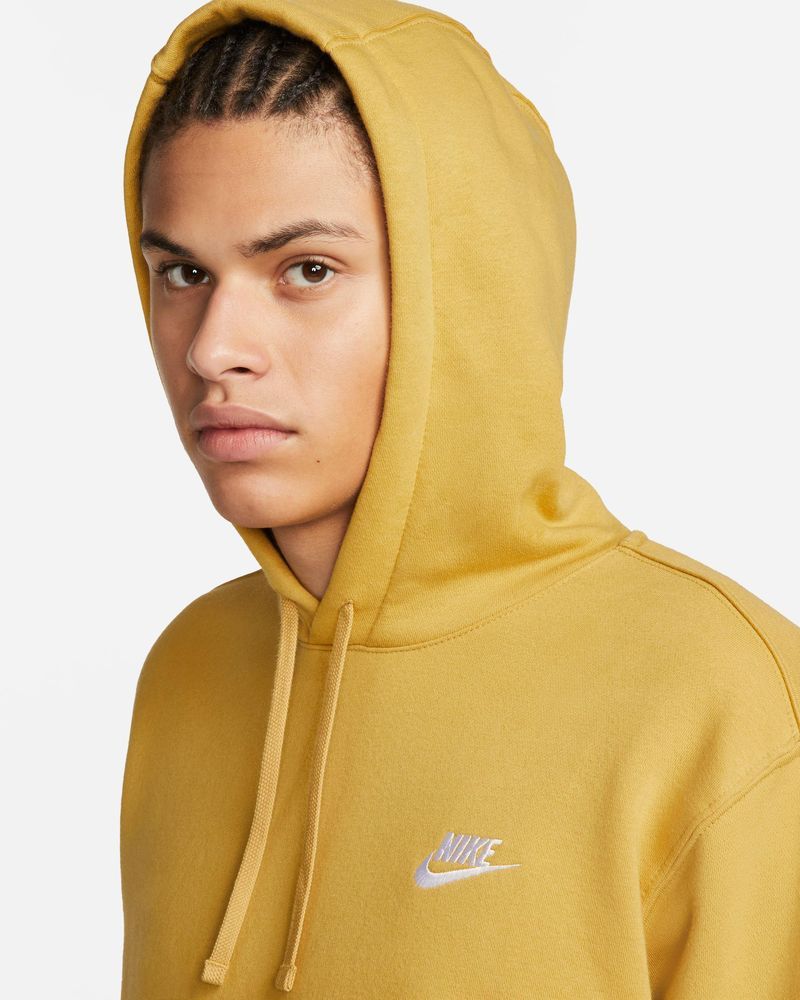 Sweat à capuche Nike Sportswear Club Fleece Jaune & Jaune Or pour homme