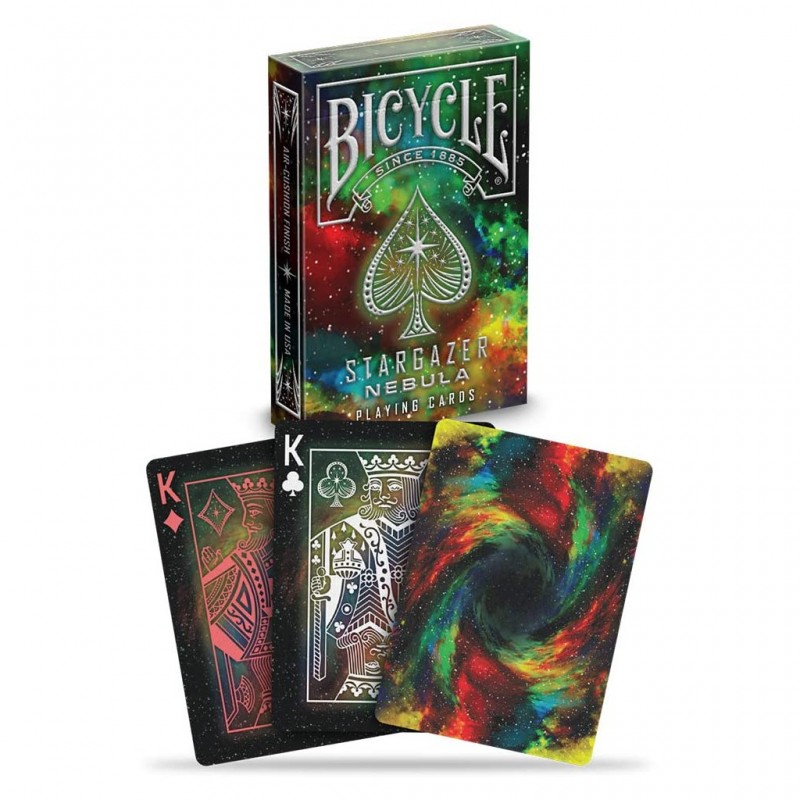 Jeu de cartes bicycle Stargazer Nebula