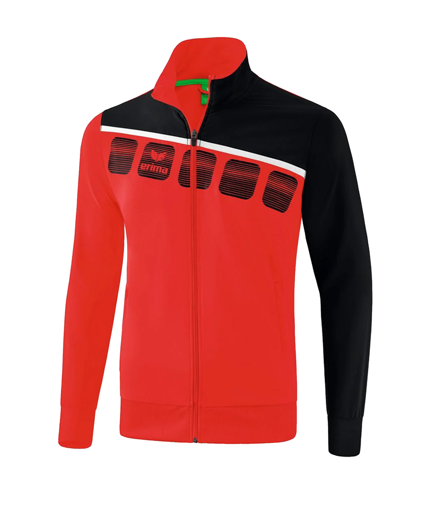 Erima 5-C Präsentationsjacke Rot Schwarz
