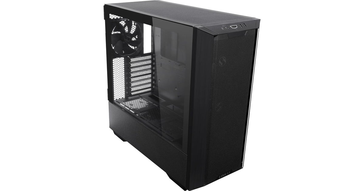 Lian LiLANCOOL III midi tower behuizing  (Zwart | 2x USB-A | 1x USB-C | Tempered Glass)