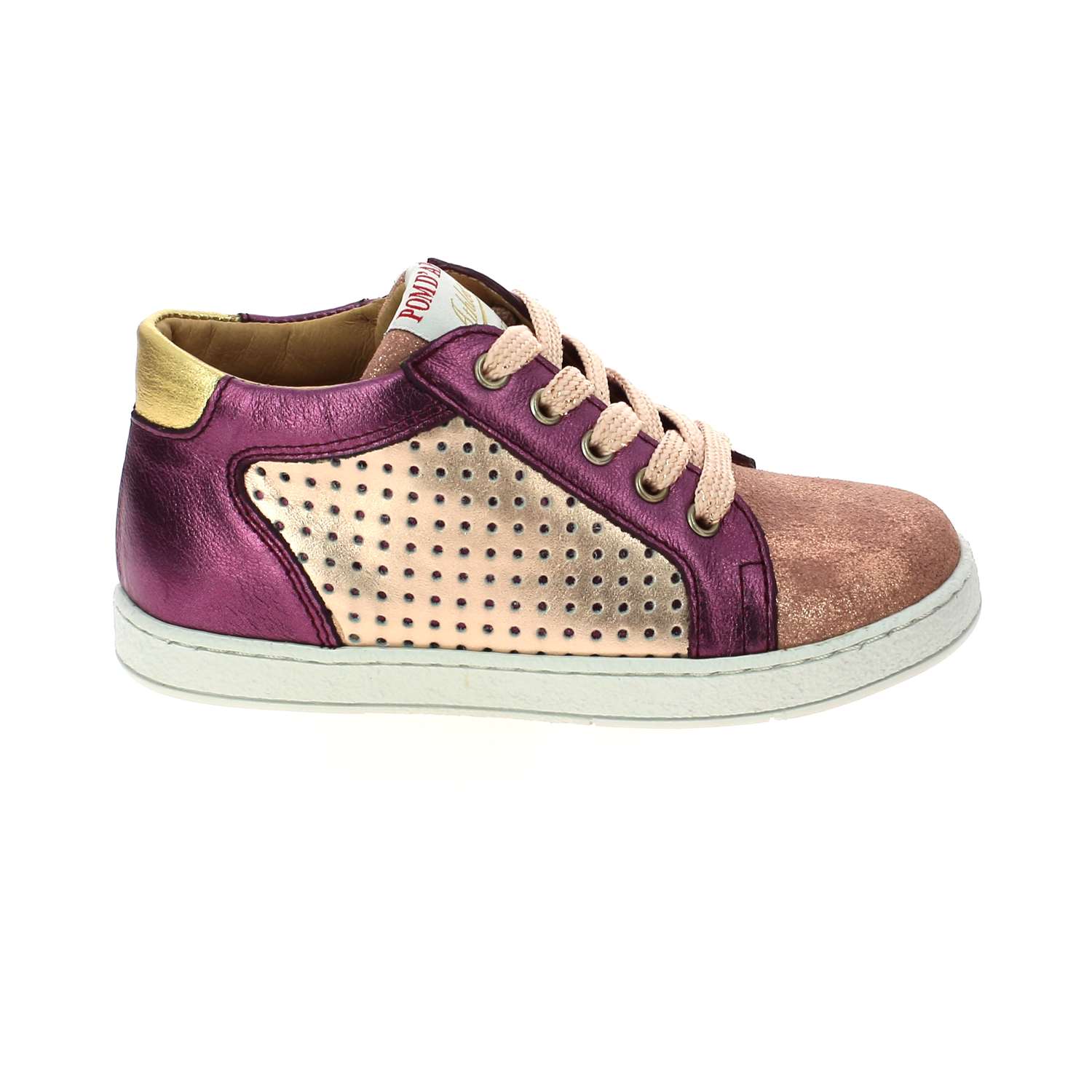 Boots et bottines fille POM D'API MOUSSE ZIP CLAY