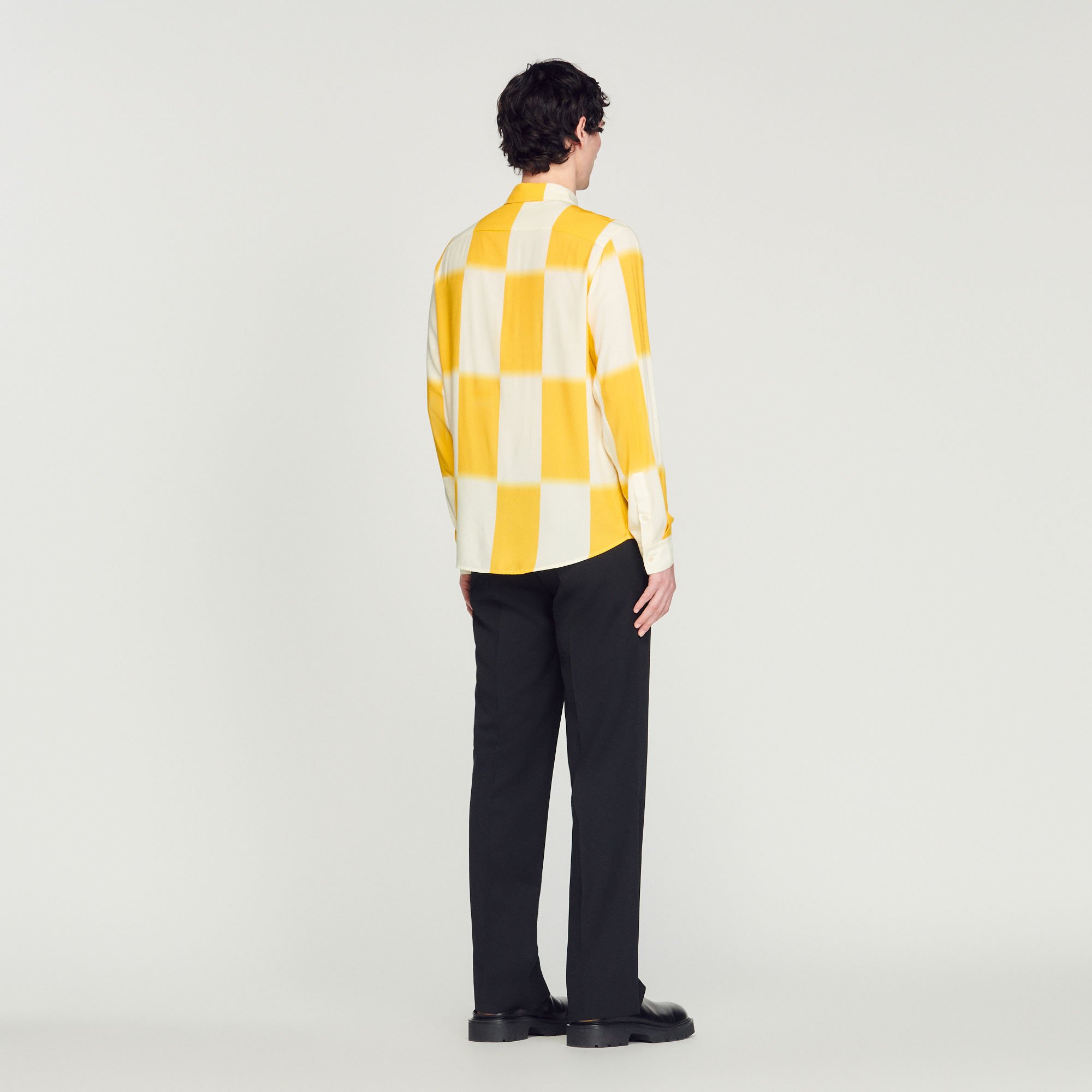 Chemise fluide imprime carreaux
