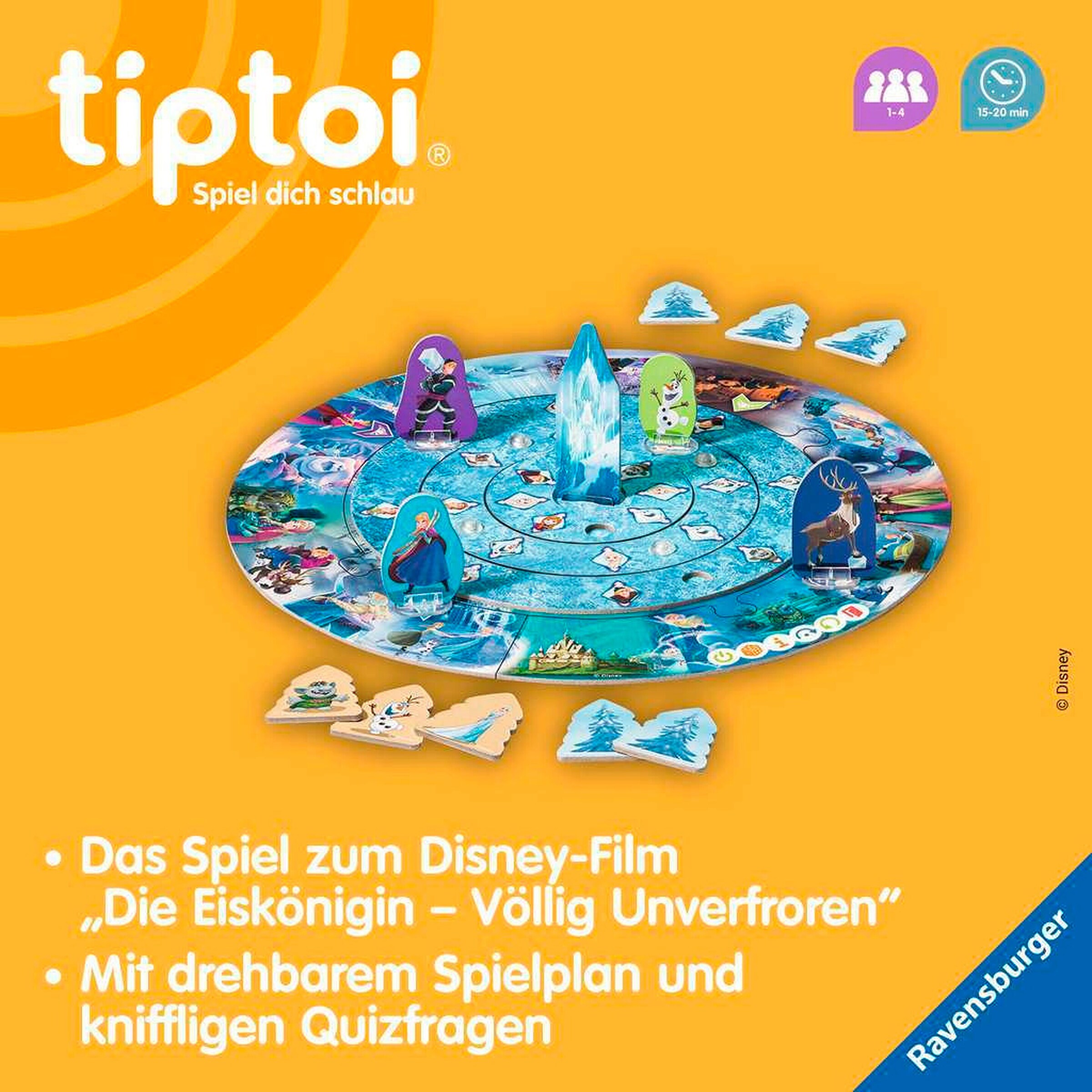 Ravensburger - TIPTOI Völlig unverfroren: Das verdrehte Wettlaufspiel