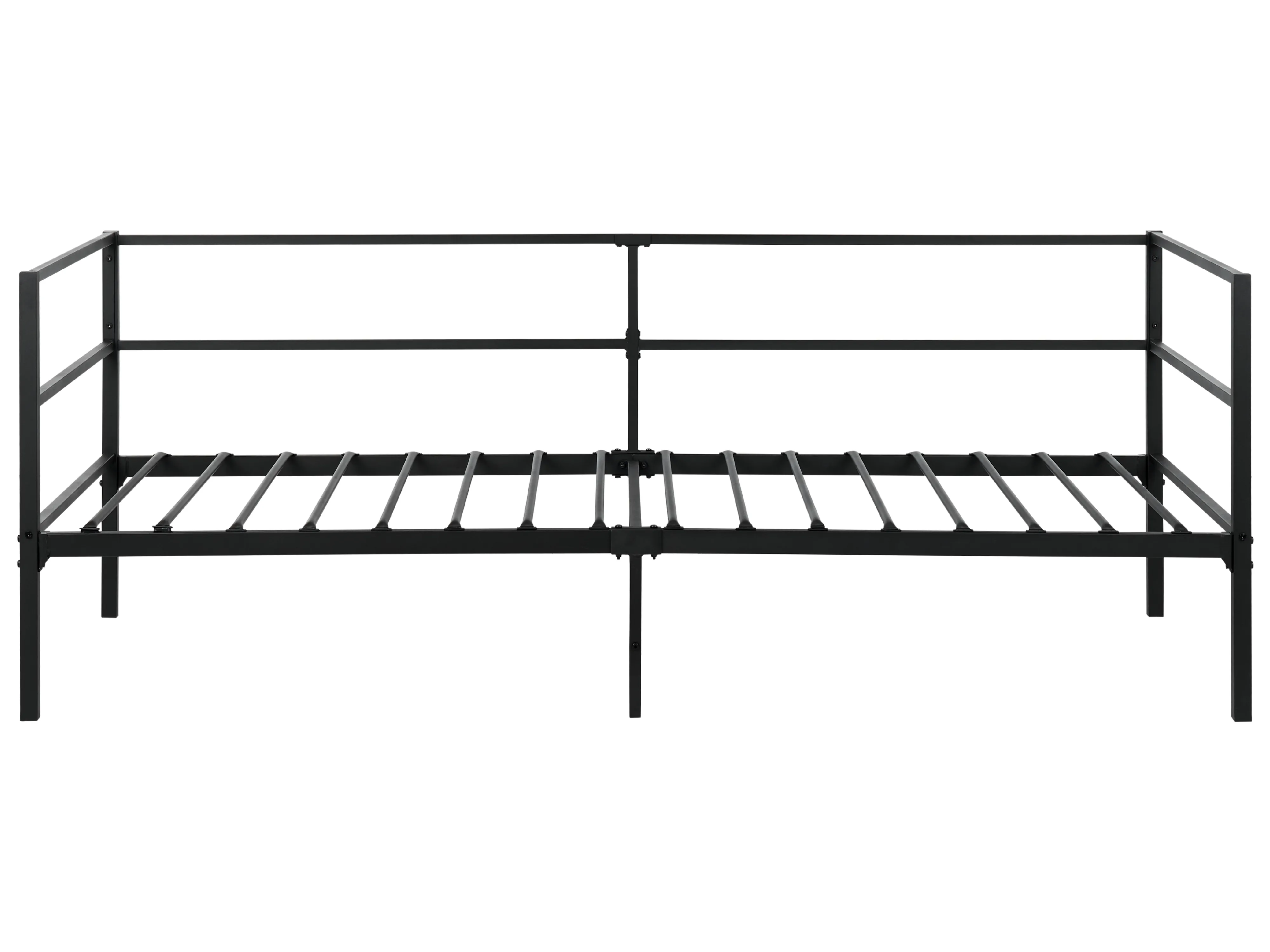 Bed Metaal BATTUT 90 x 200 cm Zwart