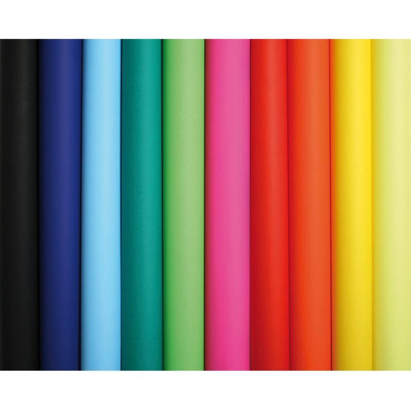PAPIER AFFICHE PEINTE, Rouleau de 10 feuilles 80g/m au format 60x80cm - Assortiment