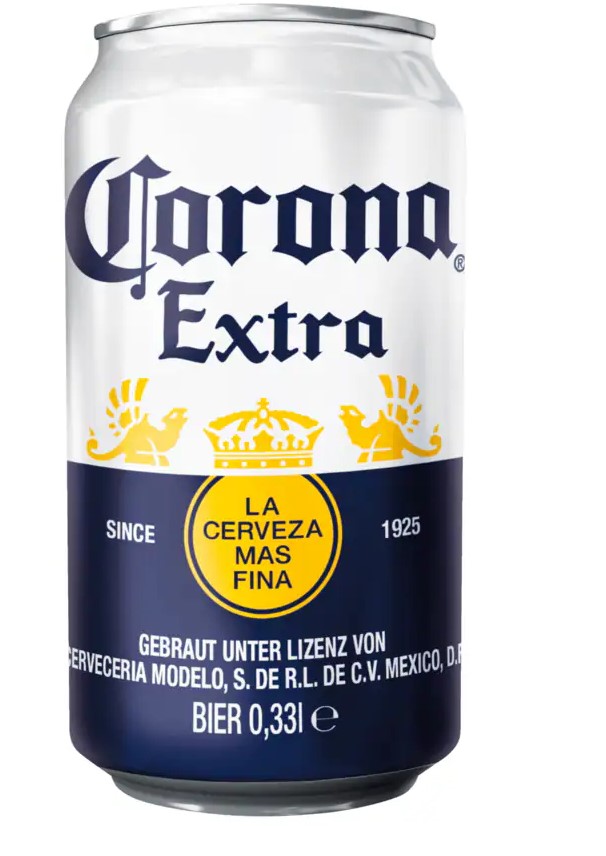 Corona Extra Bier 4,5 Vol.% DOSE 24x0,33L=7,92L MHD:30.8.25