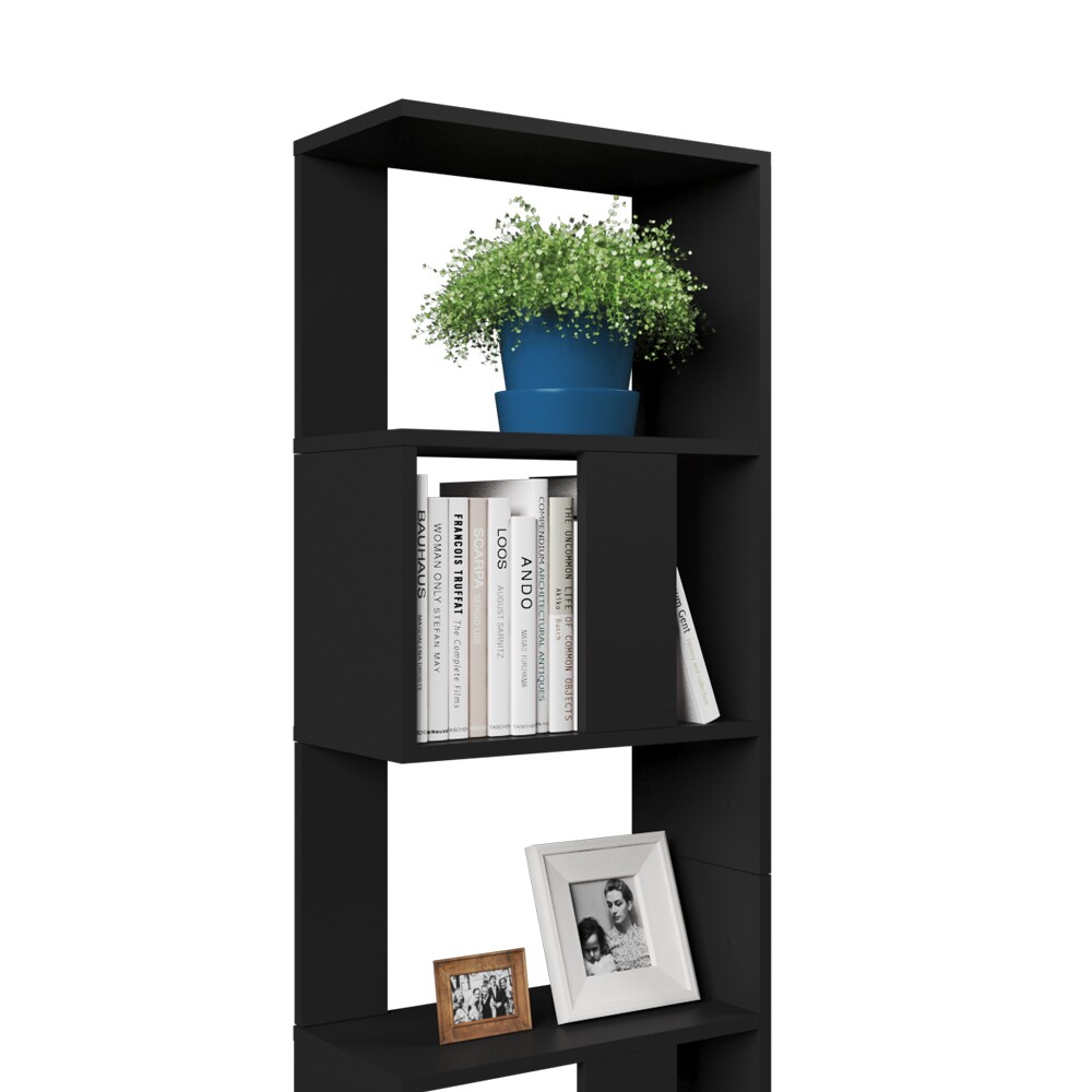 VICCO Raumteiler Schwarz Bücherregal Standregal Aktenregal Hochregal Aufbewahrung Regal
