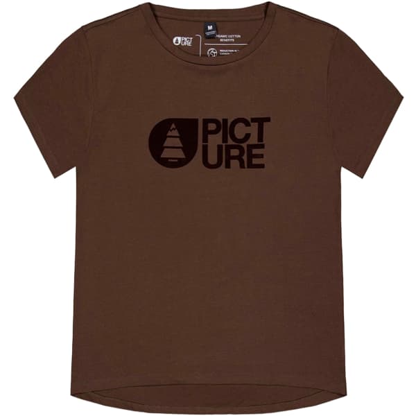 T-shirt PICTURE FALL TEE REGULAR W CHICORY COFFEE