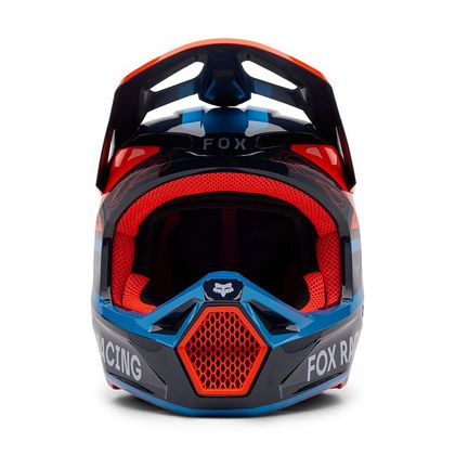 Casque cross Fox V1 RACE SPEC ENFANT - Bleu / Rouge