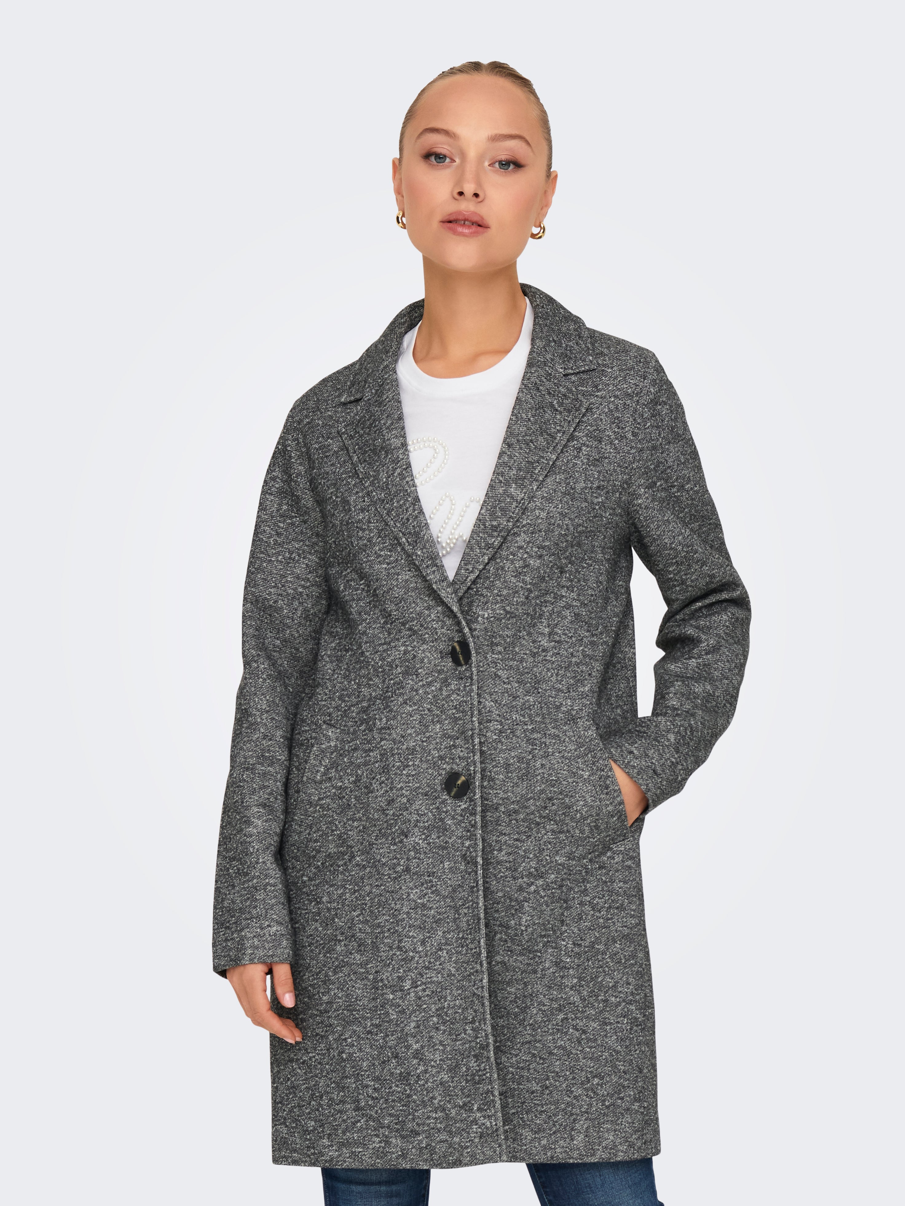 ONLSEDONA Mantel Dark Grey Melange